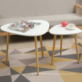 Hot sale wooden round coffee tables simple side table round end table